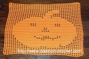 TDN – Napperon Citrouille – Passion Crochet